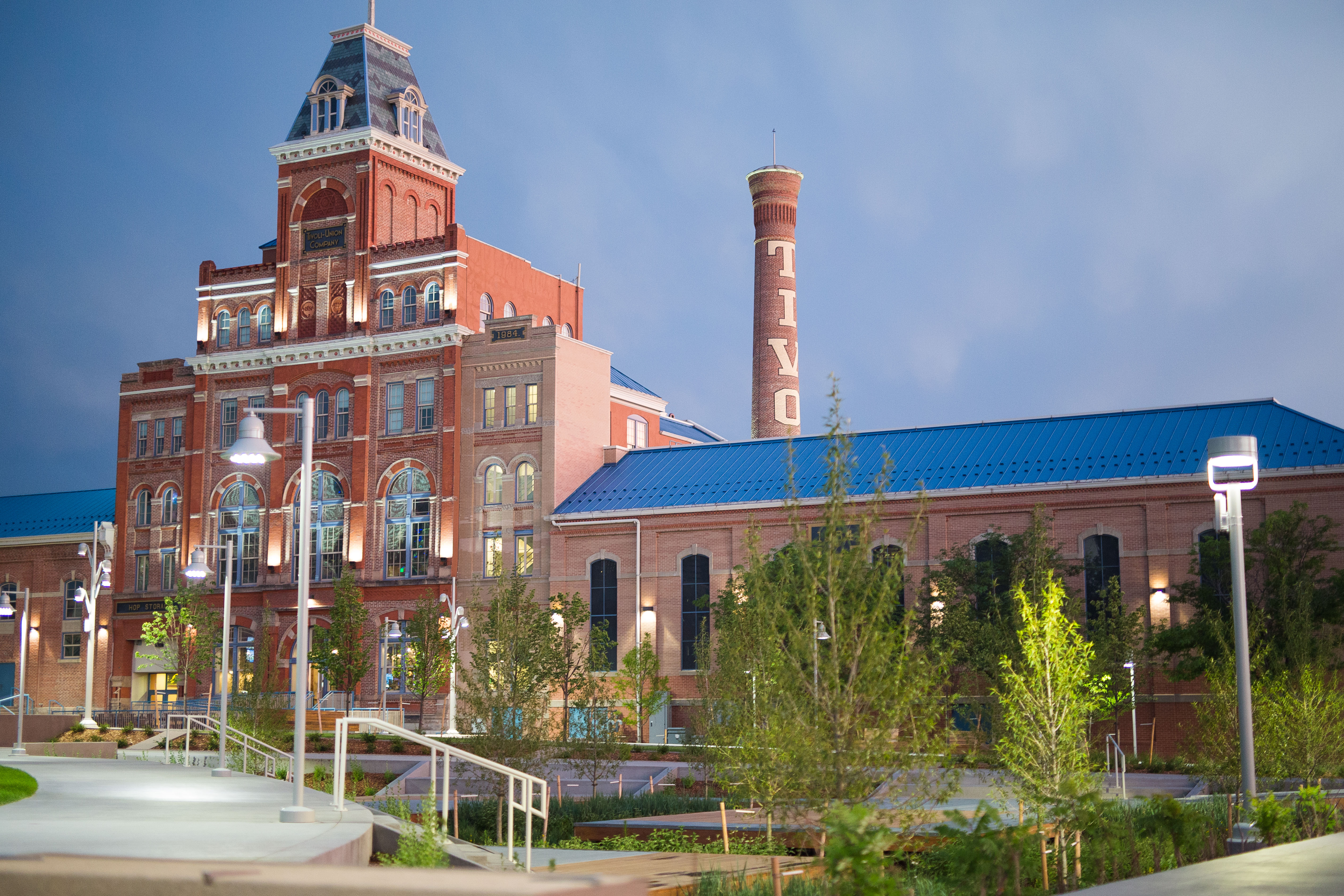 The historic Tivoli brewing complex now anchors the Auraria Campus in Denver