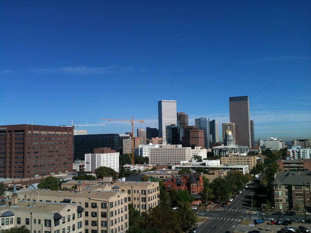 "Denver Skyline" by FionaG999 is licensed under CC BY-SA 2.0.