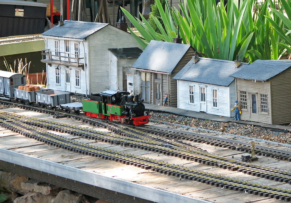 "Outdoor model railroad layout (Colorado Railroad Museum, Golden, Colorado, USA) 9" by James St. John is licensed under CC BY 2.0.