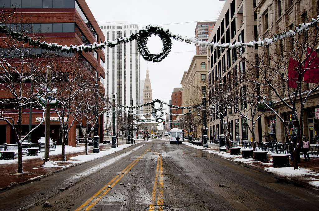 "Denver's 16th Street Mall" by vxla is licensed under CC BY 2.0.