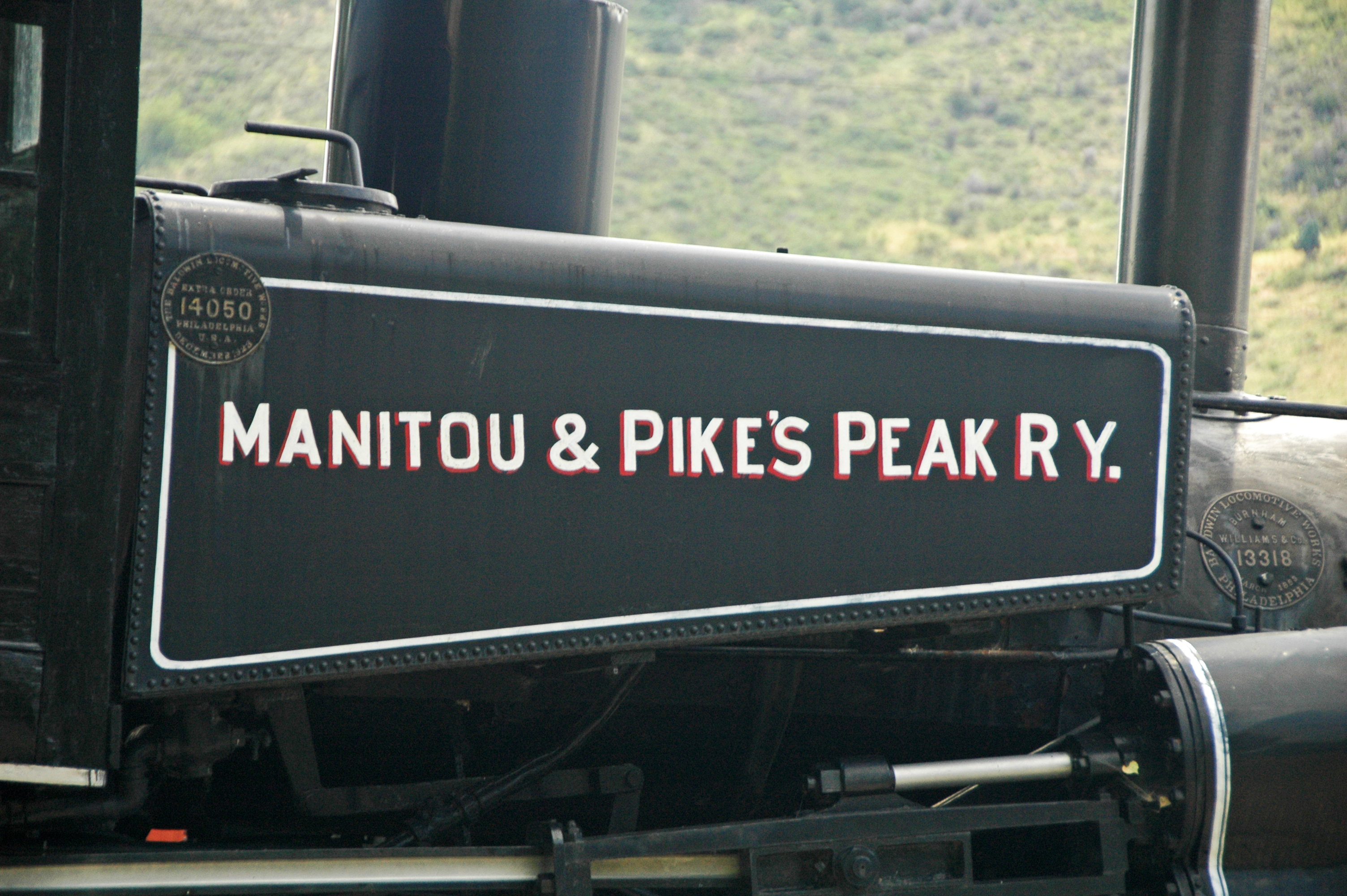 "Manitou & Pike's Peak Railway - 1 steam locomotive (Baldwin 0-4-2T) 2 (22822666141)" by James St. John is licensed under CC BY 2.0.