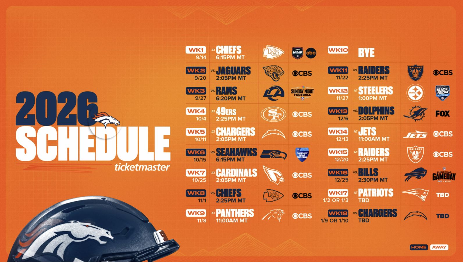 Full Schedule