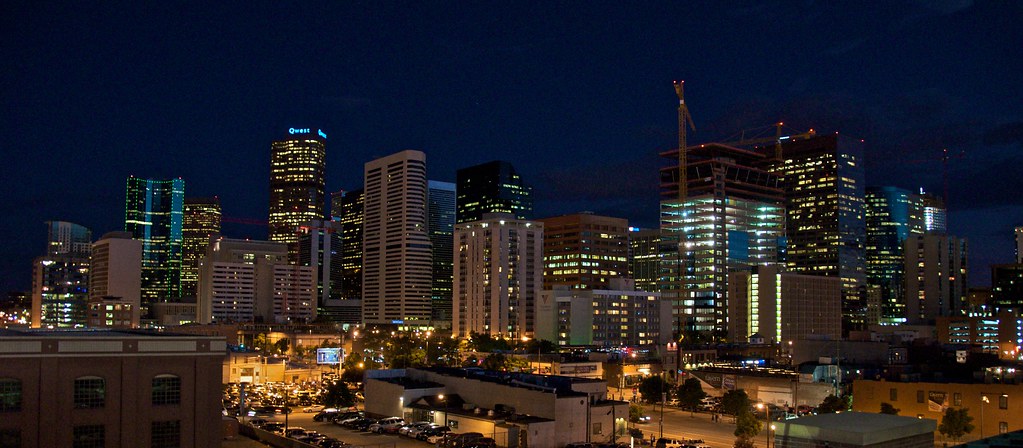 "Denver Skyline" by Geoff Livingston is licensed under CC BY-ND 2.0.