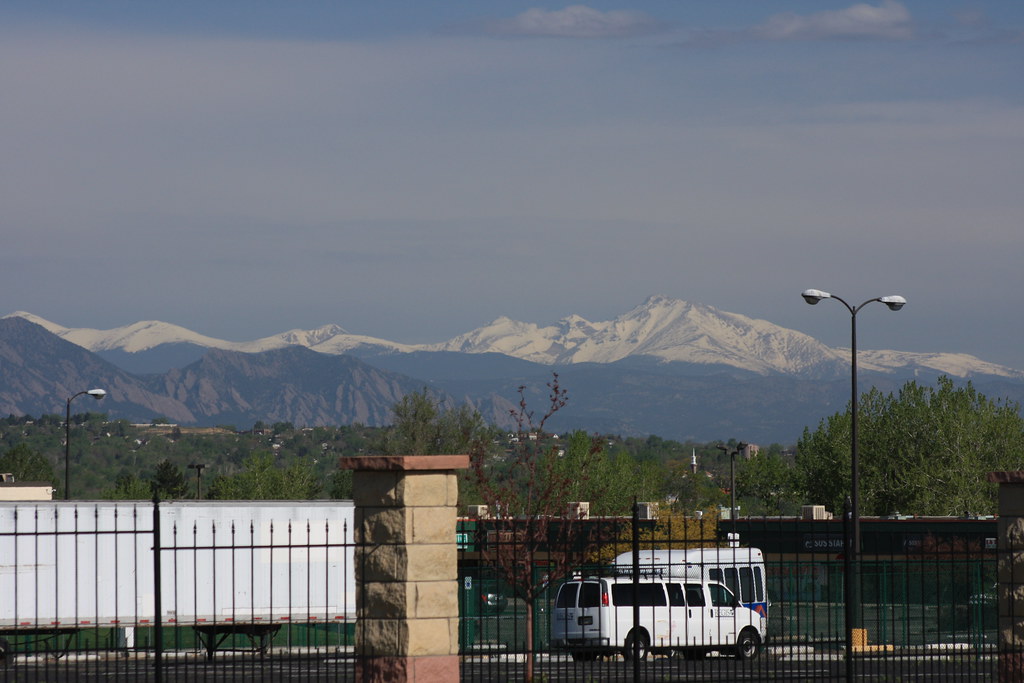 "Longs Peak and Front Range from Denver" by dph1110 is licensed under CC BY 2.0.
