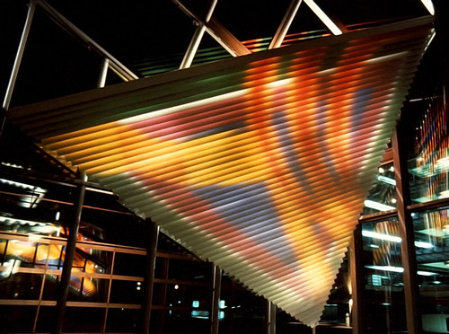 "Boettcher Concert Hall, Denver Center for the Performing arts Sculpture" by bat_ART is licensed under CC BY 2.0.