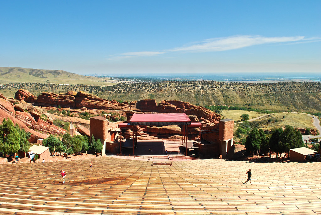 "Red Rocks Amphitheatre" by quan ha is licensed under CC BY 2.0.