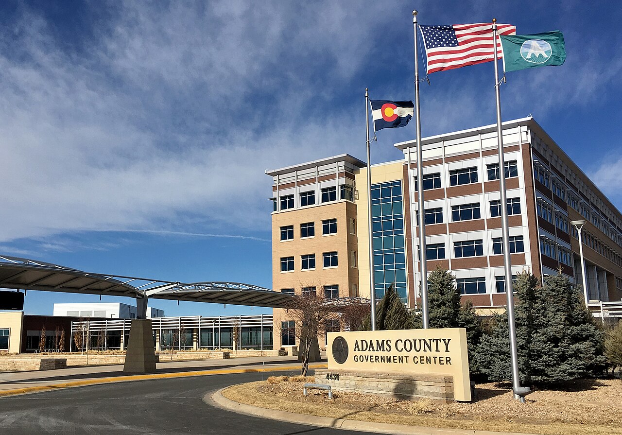 Adams County Government Center in Brighton handles local property tax assessments and appeals