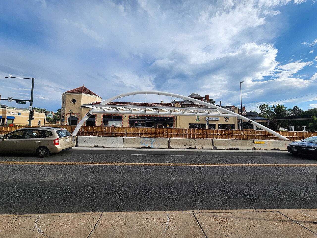 "Under-construction stationon Colfax Avenue in Denver" by Laztwin is marked with CC0 1.0. To view the terms, visit https://creativecommons.org/publicdomain/zero/1.0/deed.en/.