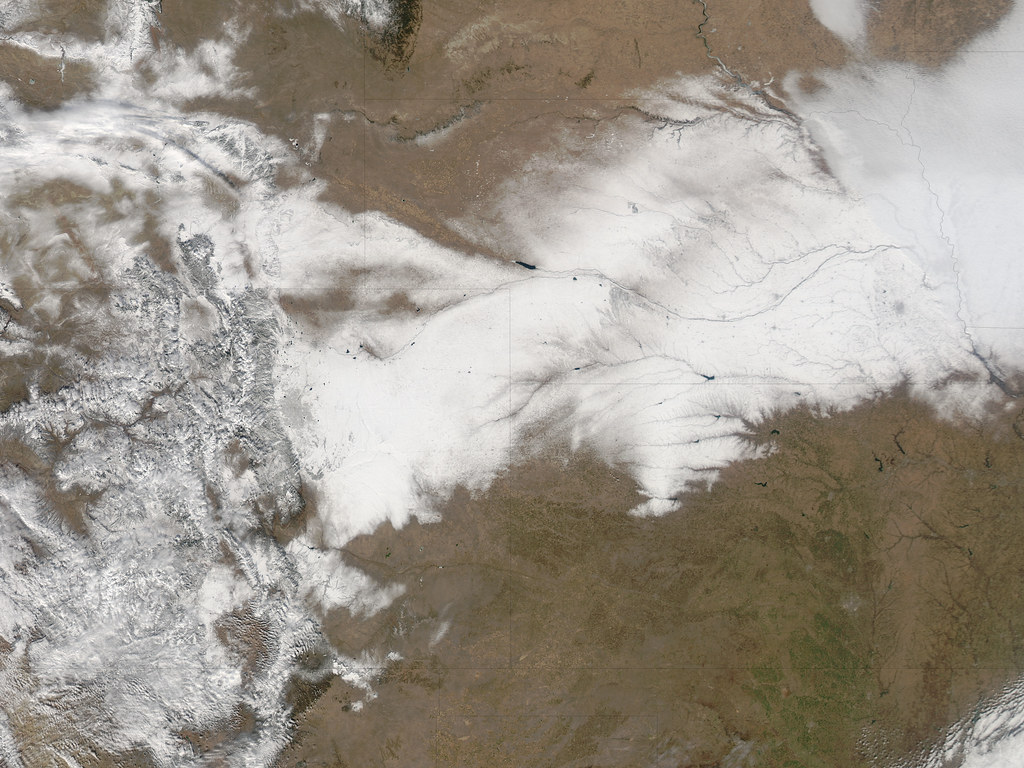 "Heavy Snow in Colorado and Nebraska" by NASA Goddard Photo and Video is licensed under CC BY 2.0.