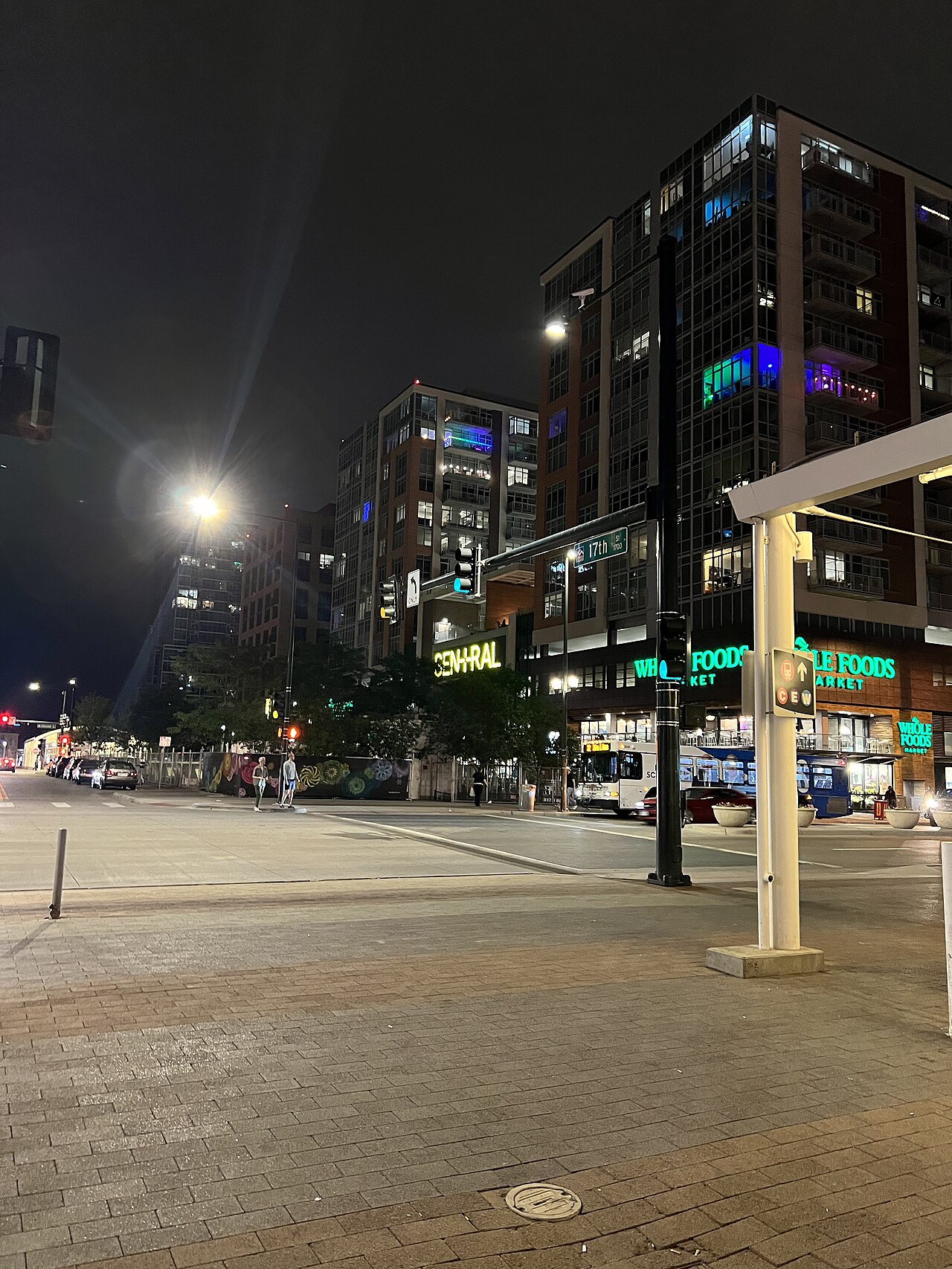 Condos and apartments cluster around Union Station in downtown Denver's transit hub.
