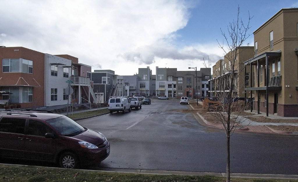 "Stapleton streetscape" by Payton Chung is licensed under CC BY-SA 2.0.