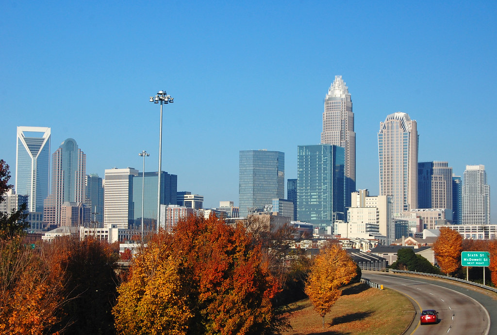 "Charlotte Skyline" by James Willamor is licensed under CC BY-SA 2.0.