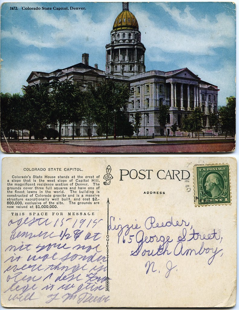 "24 Colorado State Capitol Denver 8/15/1915" by rich701 is licensed under CC BY 2.0.