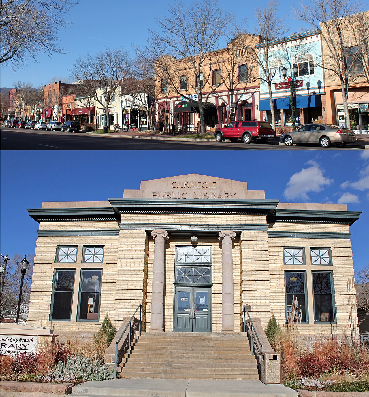 Historic storefronts along Old Colorado City where home sales move fast
