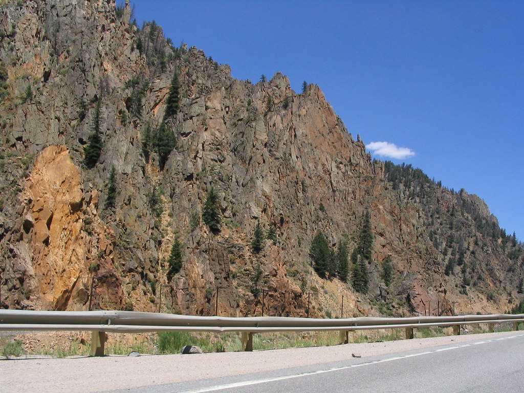 "U.S. 40 Along the Colorado River through a Rocky Canyon near Granby, Colorado" by Ken Lund is licensed under CC BY-SA 2.0.