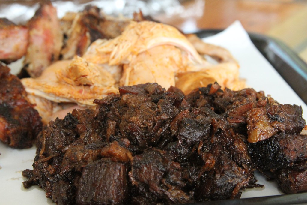 "Double smoked chopped brisket" by TheHungryDudes is licensed under CC BY 2.0.