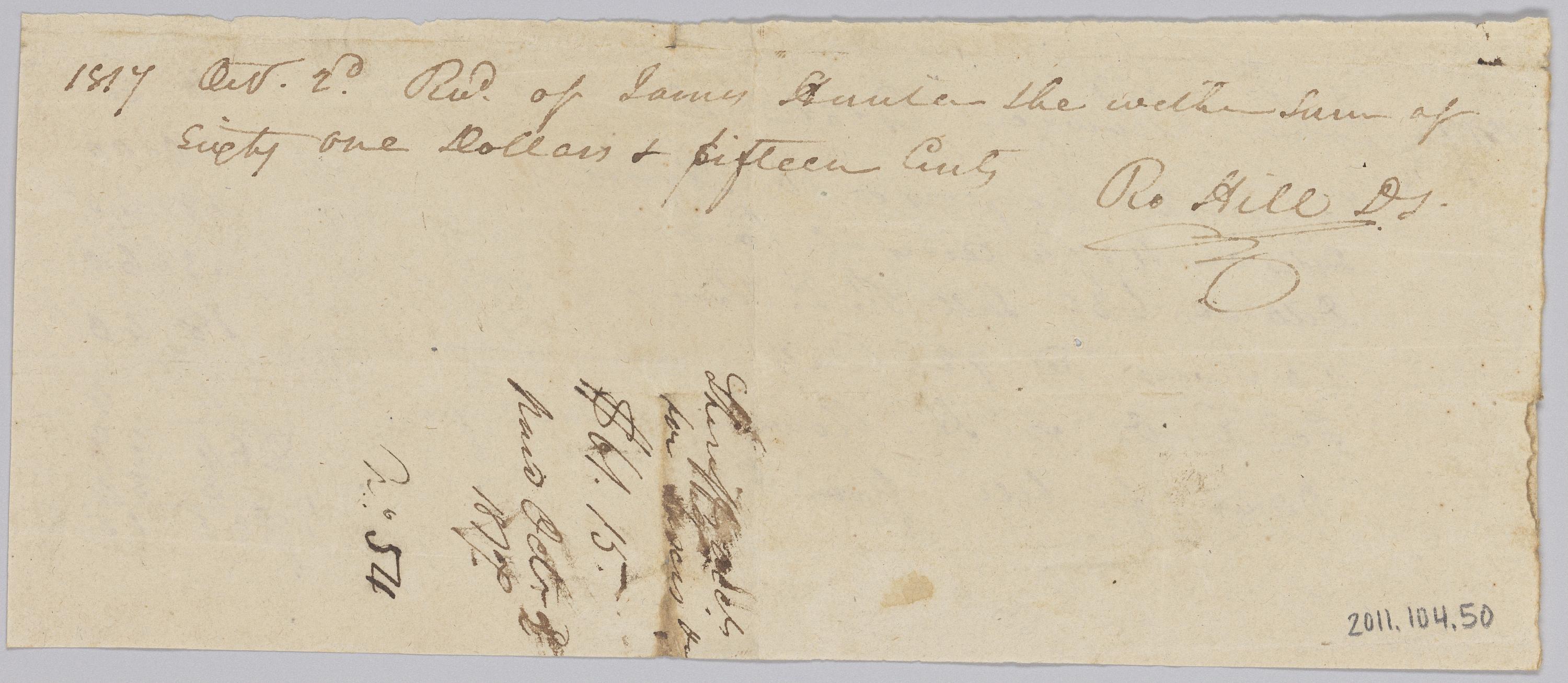 "Record of taxes on property, including enslaved persons, owned by John Rouzee" is marked with CC0 1.0. To view the terms, visit https://creativecommons.org/publicdomain/zero/1.0/.