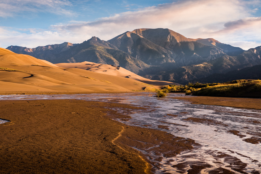 "medano creek morning" by Christian Collins is licensed under CC BY-SA 2.0.